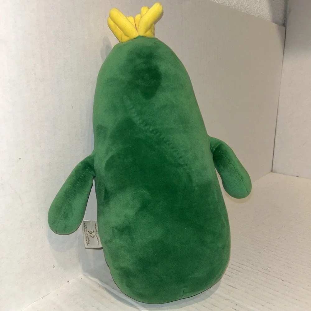 BABOLI Adorable Pickle Stuffed Animal‎ Cucumber Plush Plant with Smile Face P2